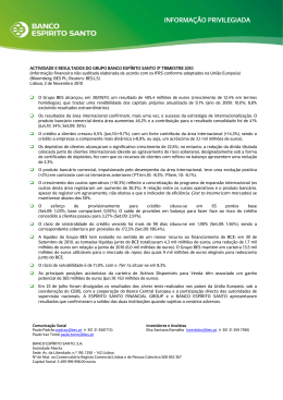 INFORMA&Ccedil;&Atilde;O PRIVILEGIADA