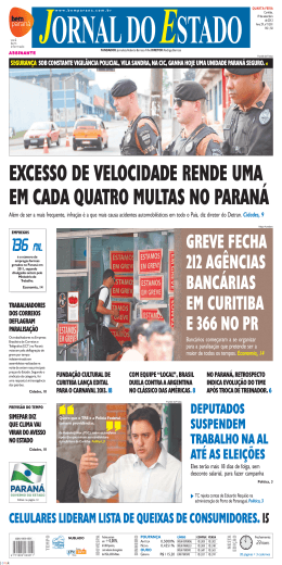 excesso de velocidade rende uma em cada quatro
