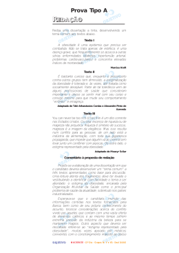 Prova Tipo A - Curso Objetivo