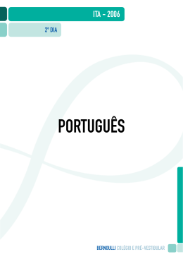 PORTUGU&Ecirc;S - Bernoulli Resolve