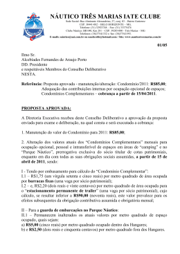 DORNAS, ADVOGADOS - N&aacute;utico Tr&ecirc;s Marias Iate Clube