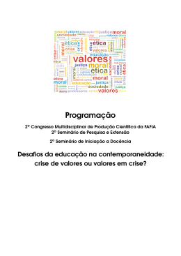 Programa&ccedil;&atilde;o