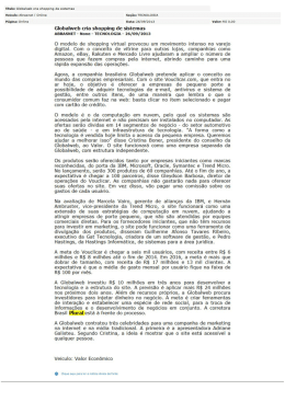 Globalweb cria shopping de sistemas ABRASNET
