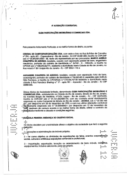 4&ordm; Al`I`ERA&Ccedil;AO CONTRATUAL GLEM PARTICIPA&Ccedil;&Oacute;ES