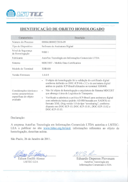 1. Autofax Tecnologia em Informações Comerciais LTDA