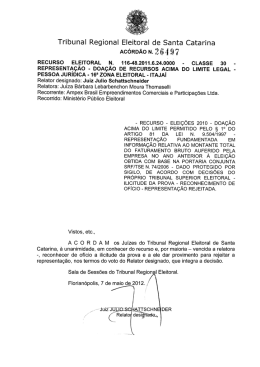 Scanned Document - Tribunal Regional Eleitoral de Santa Catarina