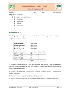 Ficha 6_EXCEL_TIC_novo - Escola Secund&aacute;ria Lima de Freitas