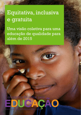 Equitativa, inclusiva e gratuita