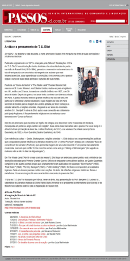 A Era de T. S. Eliot