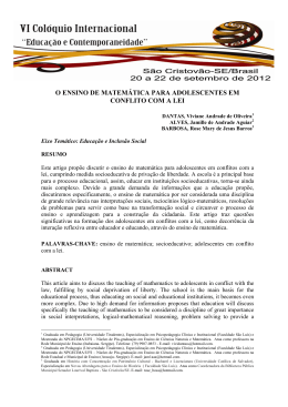 o ensino de matemática para adolescentes em conflito com a lei