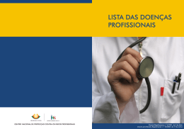 Lista das Doenças Profissionais