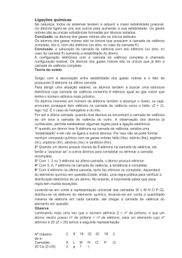 Liga&ccedil;&otilde;es qu&iacute;micas