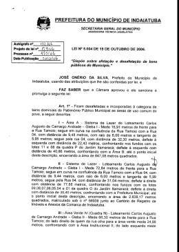 PREFEITURA DO MUNICÍPIO DE INDAIATUBA