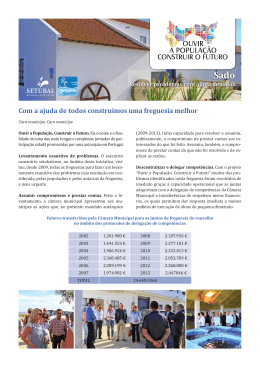 Sado - C&acirc;mara Municipal de Set&uacute;bal