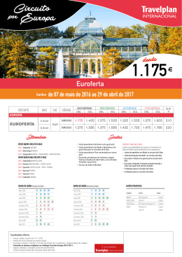 Euroferta - Travelplan Internacional