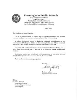 Framingham Public Schools
