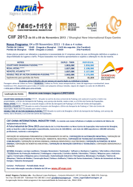 CIIF 2013 - Antua Viagens