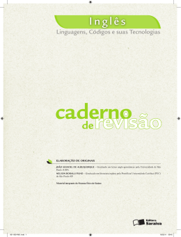 Ingl&ecirc;s de - Saraiva S/A Livreiros Editores
