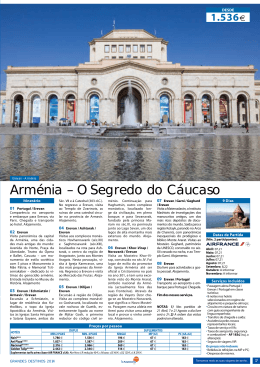 Arm&eacute;nia &ndash; O Segredo do C&aacute;ucaso