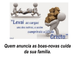 II Reuni&atilde;o da Comiss&atilde;o Executiva da CNSAFs Devocional de
