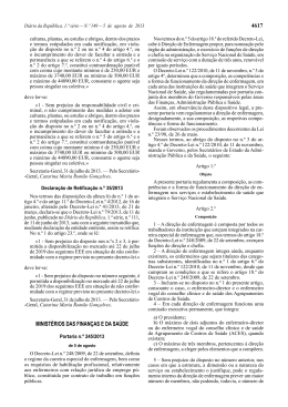 Portaria n.º 245/2013 - Secretaria