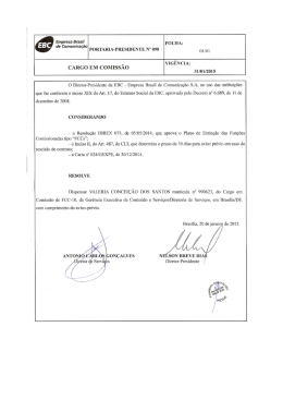 portaria &ndash; presi n&ordm; 090 &ndash; demiss&atilde;o &ndash; valeria concei&ccedil;&atilde;o dos santos