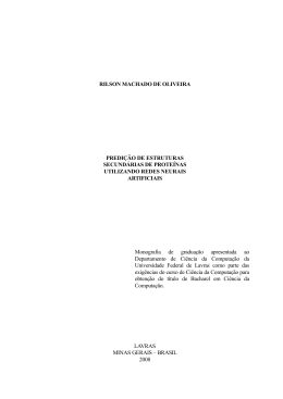predi&ccedil;&atilde;o de estruturas secund&aacute;rias de prote&iacute;nas utilizando
