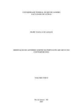 Posi&ccedil;&atilde;o do adv&eacute;rbio SEMPRE