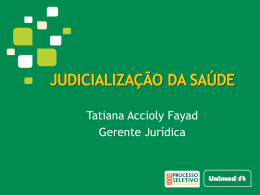 Tatiana Accioly Fayad Gerente Jur&iacute;dica