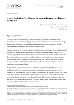 do artigo - Diversa - Educa&ccedil;&atilde;o inclusiva na pr&aacute;tica