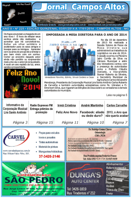 Edição 225 - Jornal Campos Altos