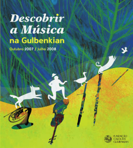 Descobrir a M&uacute;sica na Gulbenkian