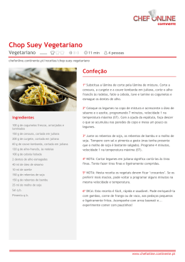 Chop Suey Vegetariano