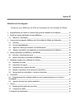 Anexo II - Universidade do Minho