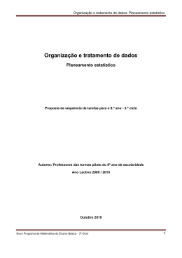 Planeamento estatístico