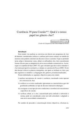 qual &eacute; o nosso papel no g&eacute;nero chat? / Cl&aacute;udia Silva. Gram&aacute;tica