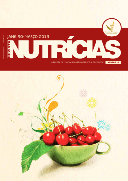JANEIRO-MARÇO 2013 - Associação Portuguesa dos Nutricionistas