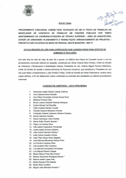 ATA N.° erúri J! E - Câmara Municipal de Pombal