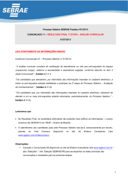 &ldquo;A an&aacute;lise curricular constar&aacute; da verifica&ccedil;&atilde;o de atendimento ou n&atilde;o