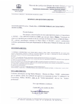 Tribunal de Jusiíço do Estado de Moto Grosso