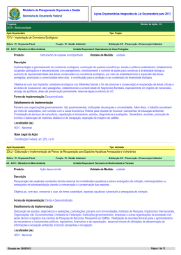 2018 - Biodiversidade