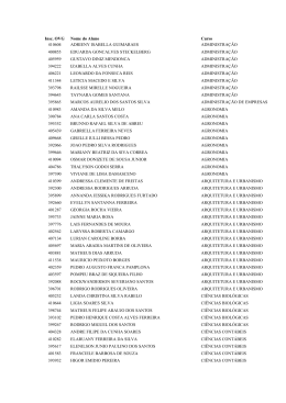 Rela&ccedil;&atilde;o de alunos aptos