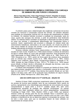 PREDI&Ccedil;&Atilde;O DA COMPOSI&Ccedil;&Atilde;O QU&Iacute;MICA CORPORAL - BR