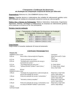 I Treinamento e Certifica&ccedil;&atilde;o Sul-Americano em