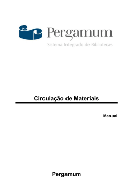 Módulo Circulação