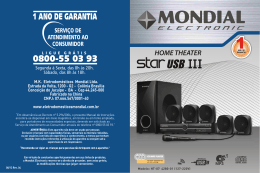 Manual de Instru&ccedil;&otilde;es