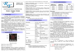 manual de instruções controlador de temperatura pdh001 / pdh002