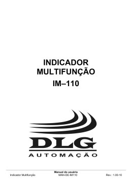 MULTIFUNÇÃO IM–110 INDICADOR