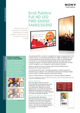 Ecr&atilde; P&uacute;blico Full HD LED FWD-S55H2/ S46H2/S42H2