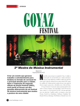 Carnaval instrumental em Goiás